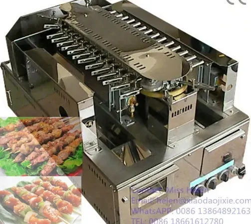 Barbecue Automation: Skewer Robots and Display Roasting Equipment
